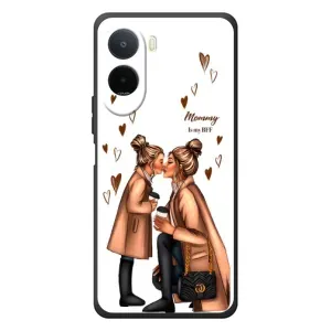Чохол з друком для Xiaomi Poco C81 Pro - (Мама з дитинкою) (AlphaPrint) (Донька і мама)