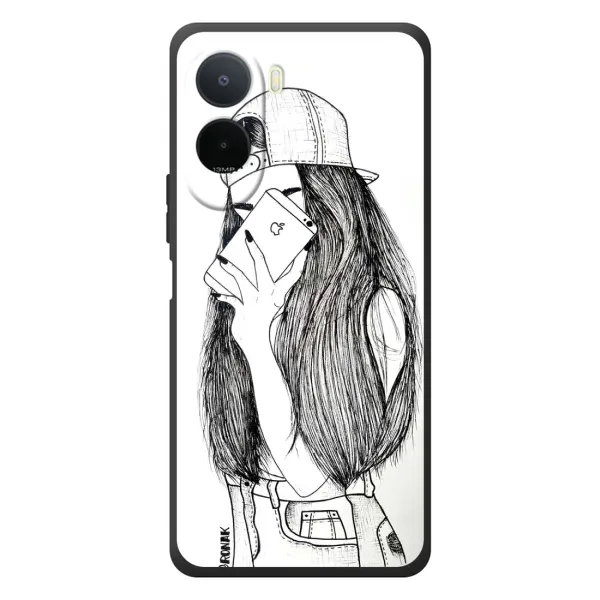 Чохол з принтом «Фото дівчини» для Xiaomi Poco C81 Pro