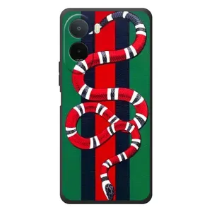 Чехлы ГУЧЧИ для Сяоми Поко С81 Про (AlphaPrint) (Gucci змия)