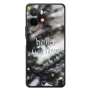 Новогодние, Праздничные Чехлы для Xiaomi Poco C81 Pro - 2024 год (Hello winter)