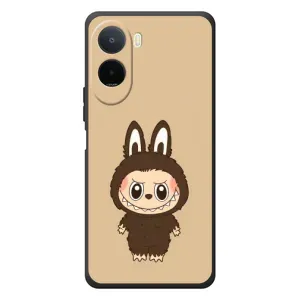 Чохол з Лабубу на Xiaomi Poco C81 Pro (Bored Ape в червоному)