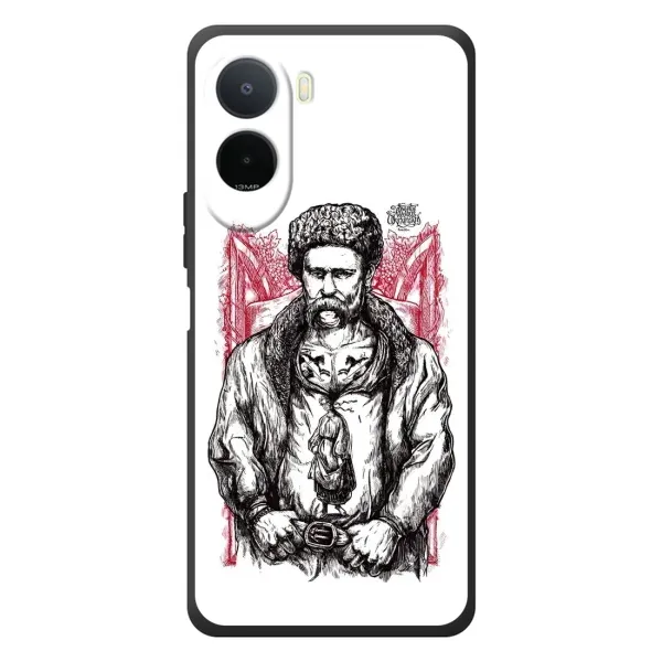 Чохол з принтом «Козак Шевченко» для Xiaomi Poco C81 Pro Чохол з принтом «Козак Шевченко» для Xiaomi Poco C81 Pro