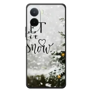 Новогодние, Праздничные Чехлы для Xiaomi Poco C81 Pro - 2024 год (Let it snow)