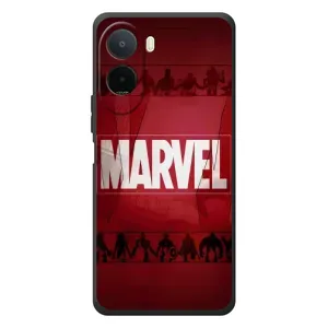 Чехол МАРВЕЛ для Сяоми Поко С81 Про (AlphaPrint) (MARVEL)