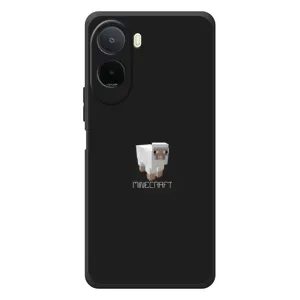 Чехол Майнкрафт на Xiaomi Poco C81 Pro (AlphaPrint) Minecraft (Овечка Майнкрафт)