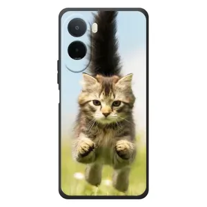 Чехлы с Котиками для Xiaomi Poco C81 Pro (VPrint) (Прыжок кота)
