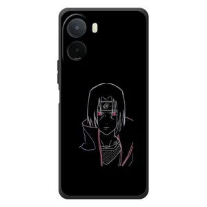 Чехлы на тему: Итачи Учиха для Xiaomi Poco C81 Pro (AlphaPrint) (силуэт Итачи)