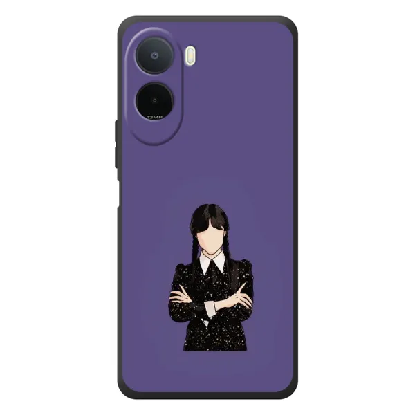 Чохол з принтом «Венздей у чорному» для Xiaomi Poco C81 Pro