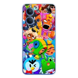 Чохол з принтом «Герої Бравл Старс» для Xiaomi Poco C85