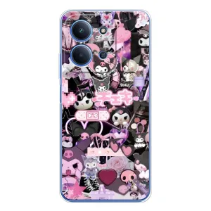 Чехол с кроликом Куроми на Xiaomi Poco C85 (Коллаж Куроми)