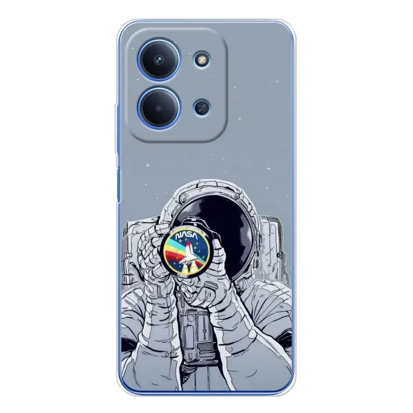 Чехол с принтом «Космонавт фото» для Xiaomi Poco C85 Чехол с принтом «Космонавт фото» для Xiaomi Poco C85