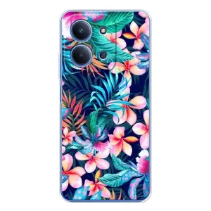 Чехол для Xiaomi Поко С85 - с принтом (Дизайнерские) (AlphaPrint) (Красочные цветы)