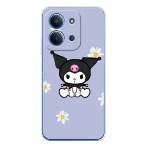 Чехол с кроликом Куроми на Xiaomi Poco C85 (Куроми в цветах)
