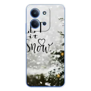 Новорічні, Святкові Чохли для Xiaomi Poco C85 - 2024 год (Let it snow)