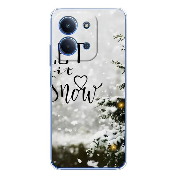 Чехол с принтом «Let it snow» для Xiaomi Poco C85 Чехол с принтом «Let it snow» для Xiaomi Poco C85