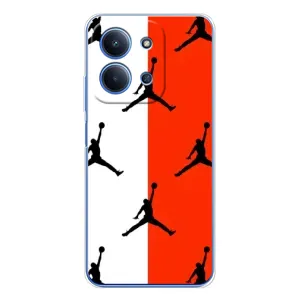 Чехлы для Xiaomi Poco C85 - с картинкой JORDAN (AlphaPrint) (Лого Джордан)