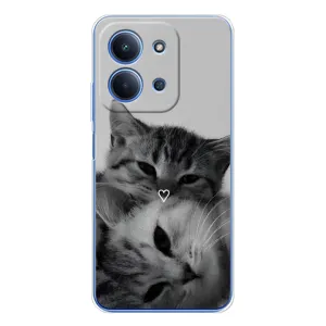 Чохол з малюнком кіт на Xiaomi Poco C85 (Пара котів)
