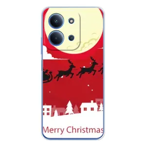 Різдвяні Чохли для Xiaomi Poco C85 (VPrint) (Санта з оленями)