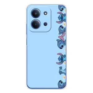 Чохол з принтом Стіч на Xiaomi Poco C85 (Стіч фон)