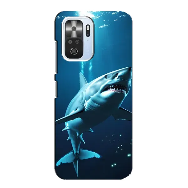 Чехол с принтом «Акула под водой» для Xiaomi POCO F3