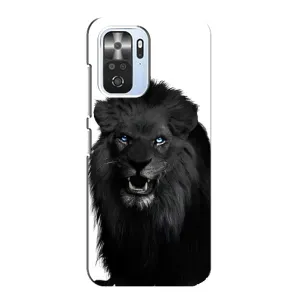Чехлы с картинками животных Xiaomi POCO F3 (Черный ЛЕВ)