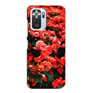 Чохли з квітами для Xiaomi POCO F3 (VPrint) (Квіти червоні)