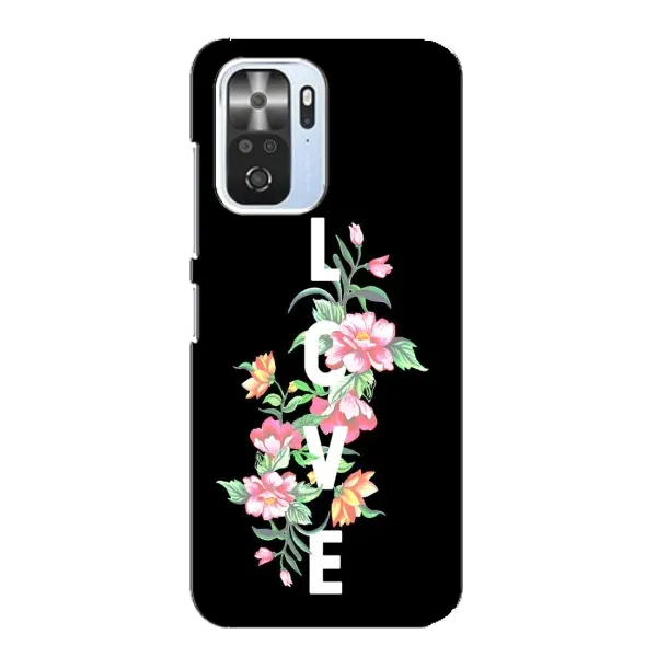 Чехол с принтом «Цветы LOVE» для Xiaomi POCO F3
