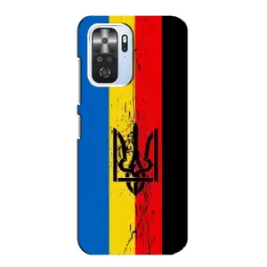 Украинские Чехлы для Xiaomi POCO F3 с картинкой УПА (AlphaPrint) (Прапор УПА)
