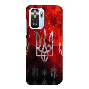 Украинские Чехлы для Xiaomi POCO F3 с картинкой УПА (AlphaPrint) (ГЕРБ УПА)