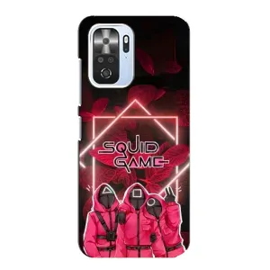 Чохол Гра в кальмара для Xiaomi POCO F3 (Охоронці Гра кальмара)