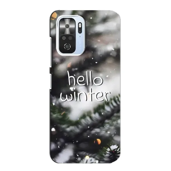 Чехол с принтом «Hello winter» для Xiaomi POCO F3