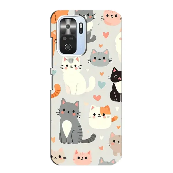 Чехол с принтом «Коллаж котов» для Xiaomi POCO F3