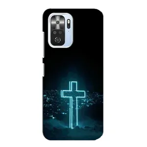 Християнські Чохли для Xiaomi POCO F3 (AlphaPrint) (Хрест і місто)