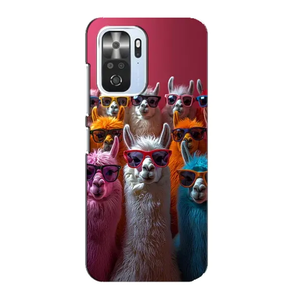 Чехол с принтом «Ламы в очках» для Xiaomi POCO F3