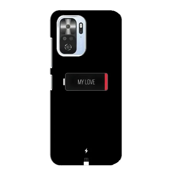 Чехол с принтом «Love battery» для Xiaomi POCO F3