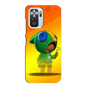 Чехол для Xiaomi POCO F3 Бравл Старс (VPrint) (Мальчик Леон)