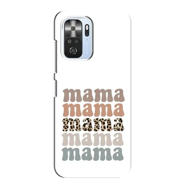 Чехол с принтом «Текстовый коллаж мама» для Xiaomi POCO F3