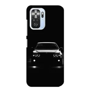Чехол для Поко Ф3 - с принтом БМВ (AlphaPrint) (Машина BMW)