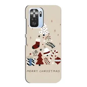 Рождественские Чехлы для Xiaomi POCO F3 (VPrint) (Merry Christmas)