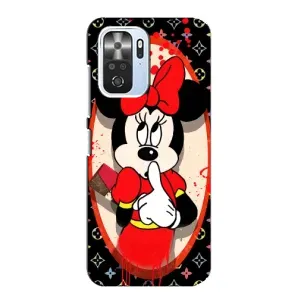 Чехол Disney Mouse Xiaomi POCO F3 (PREMIUMPrint) (Минни Маус ЛВ)