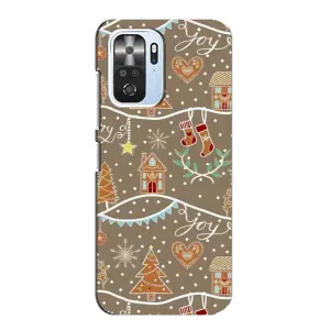 Новогодние, Праздничные Чехлы для Xiaomi POCO F3 - 2024 год (Новогодние пряники)