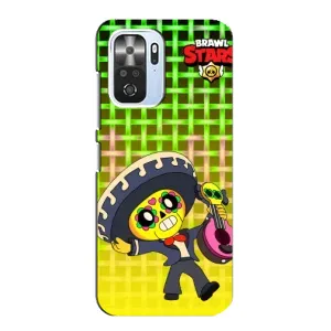 Чехлы Brawl Stars для Xiaomi POCO F3 (AlphaPrint) (Поко в самбреро)