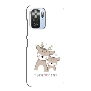 Чехлы для мамы на Xiaomi POCO F3 (Оленята мама и малыш)