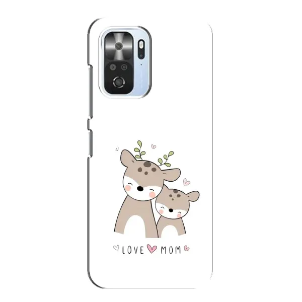 Чехол с принтом «Оленята мама и малыш» для Xiaomi POCO F3