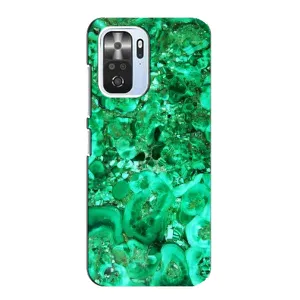 Мраморный чехол на Xiaomi POCO F3 (VPrint) (Салатный Мрамор)