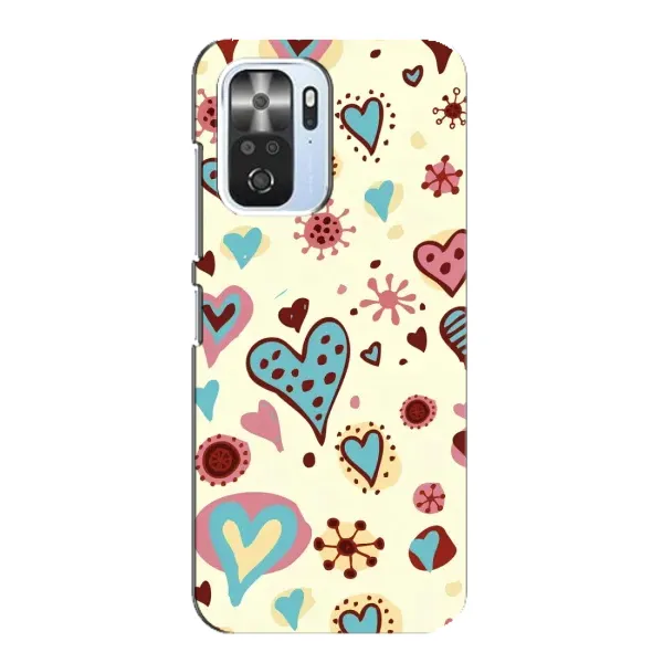 Чехол с принтом «Сердечки» для Xiaomi POCO F3