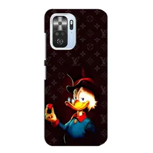 Чехли для Xiaomi POCO F3 - Скрудж МакДак Louis Vuitton (PREMIUMPrint) (Скрудж з ботліантом)