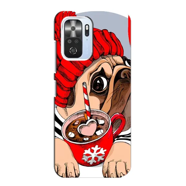 Чехол с принтом «Собачка в шапке» для Xiaomi POCO F3