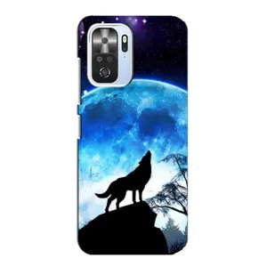 Защитные чехлы для Поко Ф3 (AlphaPrint) (ХИТ продаж) ВОЛК (Волк на луну)