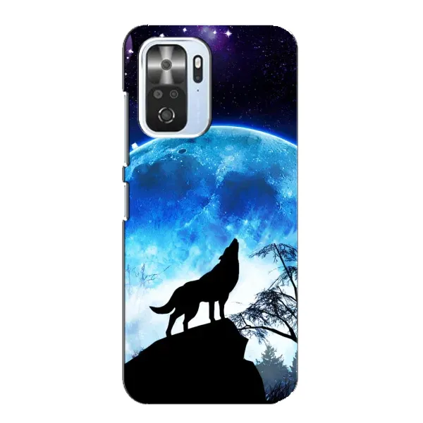 Чехол с принтом «Волк на луну» для Xiaomi POCO F3